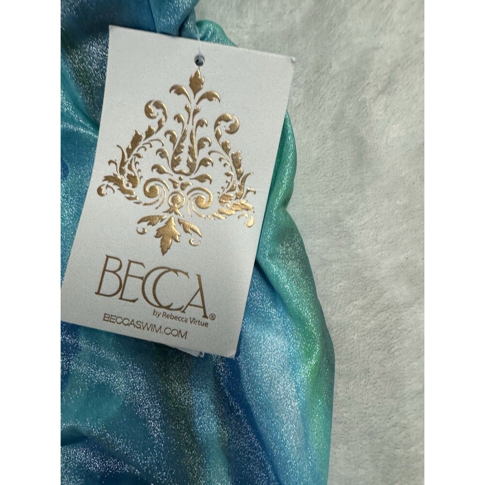 NWT BECCA Standard Solar Energy 1pc Swimsuit Pool Lagoon Size Large $149 MSRP - Picture 5 of 8